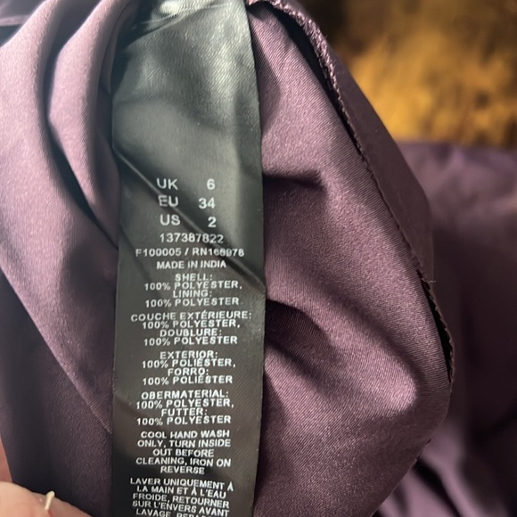 Asos NWT women’s asymmetrical dress size 2 - Picture 10 of 10